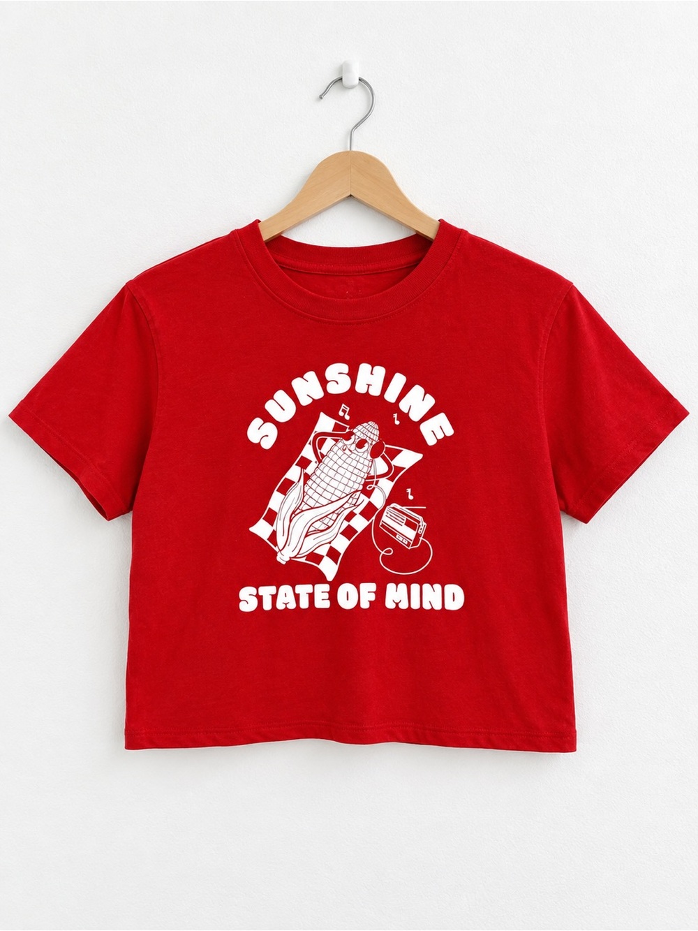 Like New Universal Thread Red 'Sunshine State of Mind' Graphic Tee